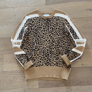 current elliot leopard sweater size 0